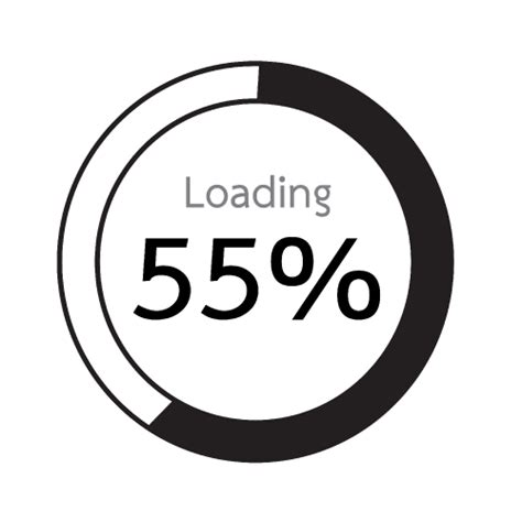 Circle Loading Progress Bars Progress Indicators Free Illustration