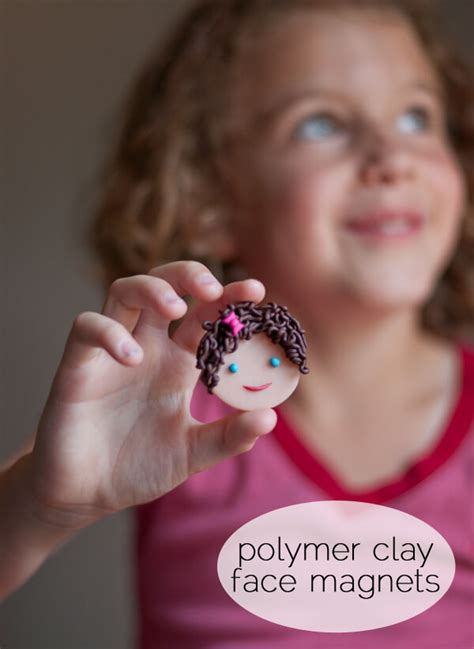 Polymer Clay Face Magnets • This Heart Of Mine