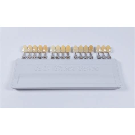 1Pcs Dental Porcelain Teeth Denture Teeh Color Shade Board Guide