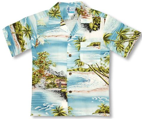 Hawaiian Paradise Island Surf Men S Kalaheo Label Shirt Created In