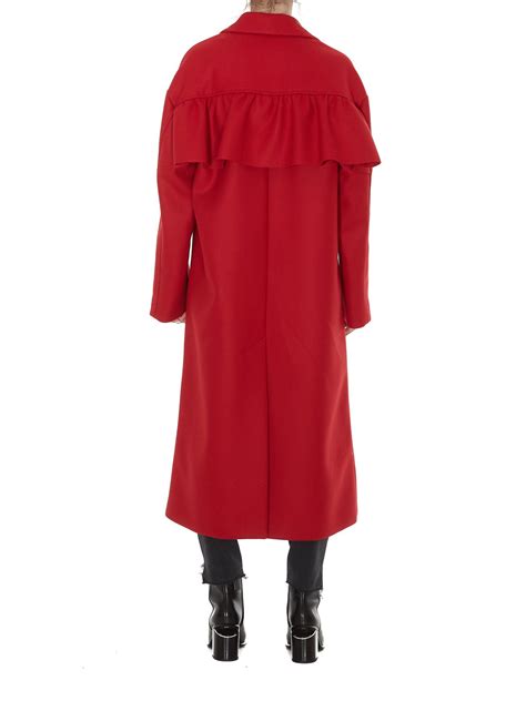 Lange Mäntel Valentino Red Langer Mantel Rot Sr0caa95497l58 Thebs