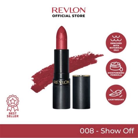 Jual Revlon Super Lustrous Luscious Matte 008 Show Off 4 2g Shopee