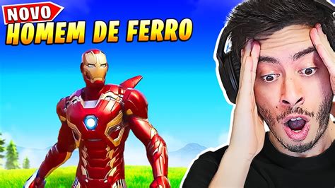 NOVO IRON MAN CHEGOU NO FORTNITE YouTube