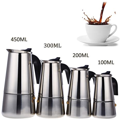 Stainless Steel Coffee Pot 100-400 ml