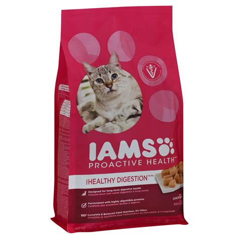 Iams Proactive Health Healthy Digestion Adult Cat Food With Chicken