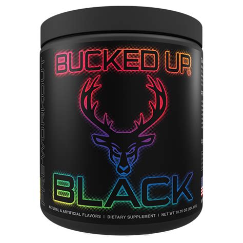 Bucked Up Black Pre Workout Bucked Up