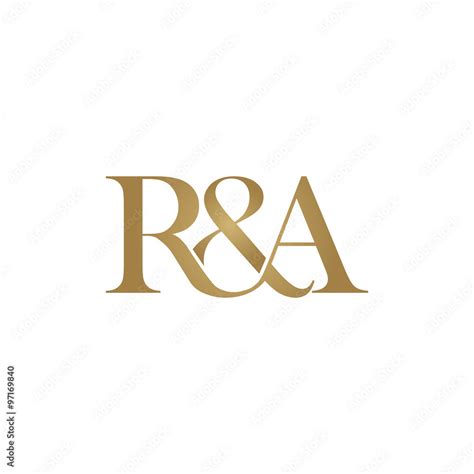 R&A Initial logo. Ampersand monogram logo Stock Vector | Adobe Stock