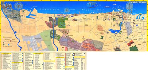 Dubai Landmarks Map