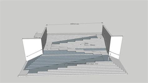 Stairs Ramp Combined 3D Warehouse Stairs Architecture Ramps