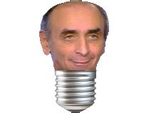 Sticker De Curzio Sur Zem Ampoule Other 2022 Z Cnews Zemmour Anime Eric