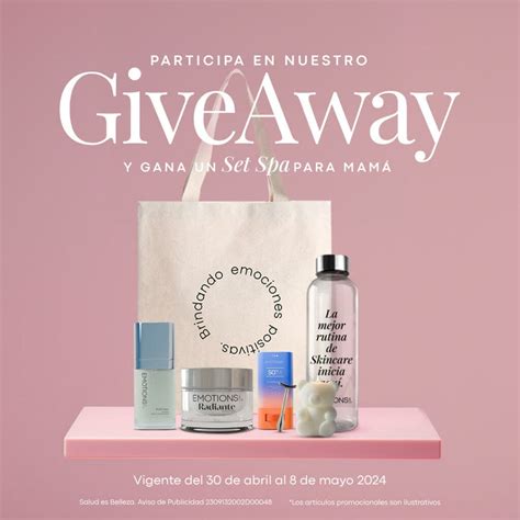 Giveaway Día de las Madres Emotions Gana un kit de spa para mamá