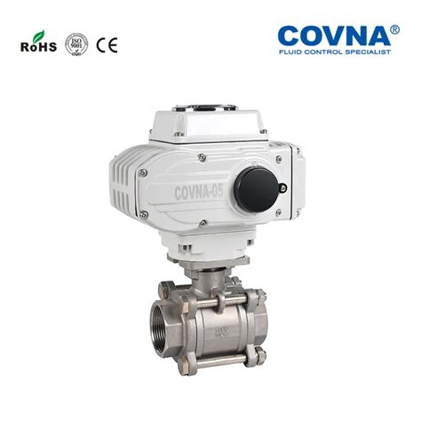 Dn Stainless Steel Electric Motorized Ball Valve Dc V Motorized