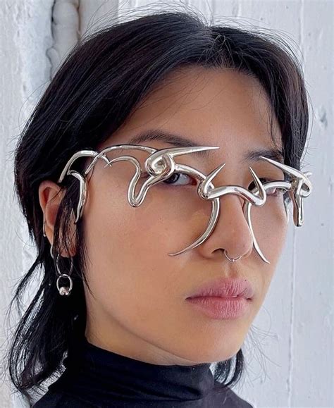 Pin by irem on accessory | Face jewellery, Cyberpunk accessories ...