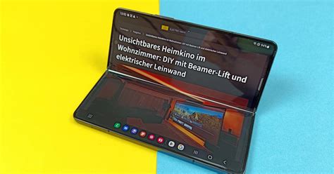 Falt Smartphone Samsung Galaxy Z Fold 4 im Test Gelungenes Tablet für