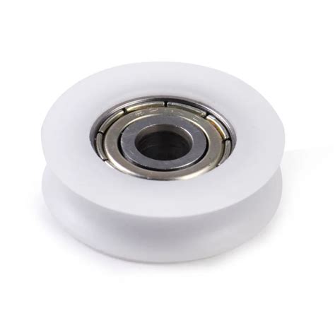 Pcs Mm Zz U Groove Guide Pulley Sealed Rail Ball Bearing