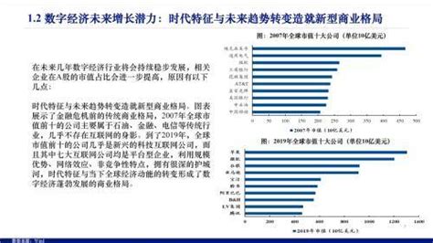 数字经济19大细分行业概览预期博弈中美