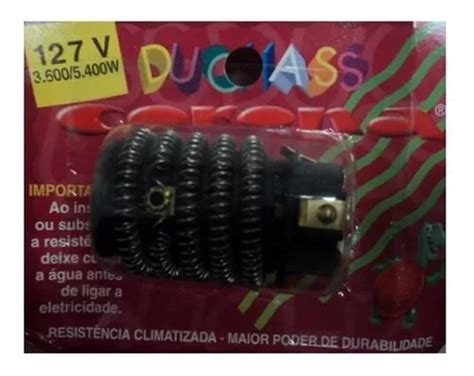 Resistencia Para Ducha Ss 220v 4400w Corona Parcelamento Sem