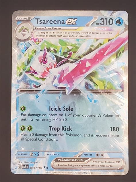 Tsareena Ex Double Rare Paradox Rift Near Mint Pokemon Tcg Ebay