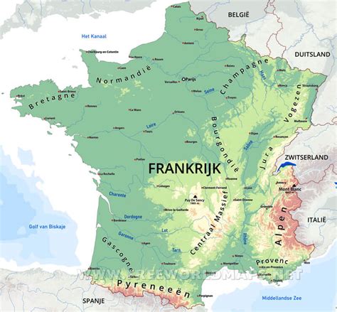Kaarten Van Frankrijk
