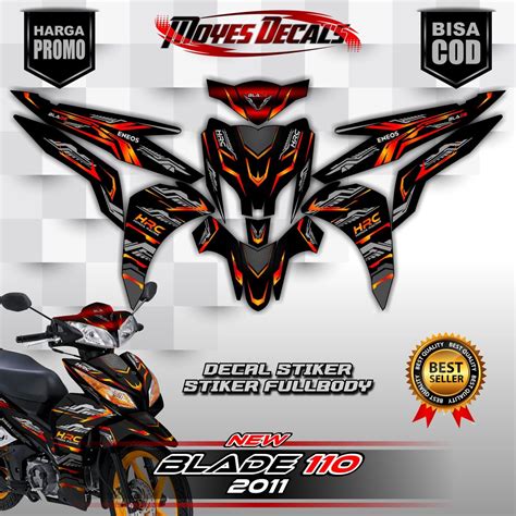 Jual Decal Blade New Full Body Stiker Blade New Decal Motor Blade