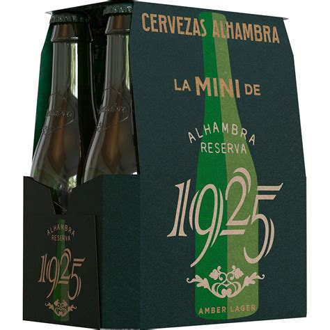 Cerveza Rubia Extra Pack Botellas Cl Formato Mini Alhambra