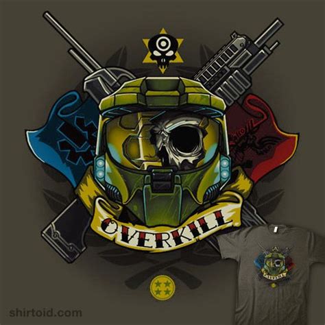 Overkill Halo Game Geek Art Gaming Tattoo