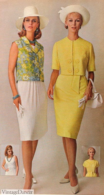 1960s Dress Styles Swing Shift Mod Mini Dresses