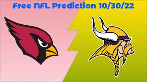 Free Nfl Prediction Arizona Cardinals Vs Minnesota Vikings 103022