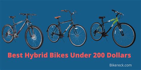 Best Hybrid Bikes Under 200 Dollars Top Review In 2024