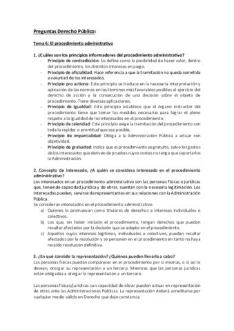 Tema 6 El Procedimiento Administrativo Pdf