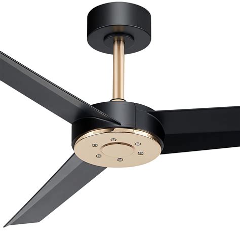 Wofifly Inch Ceiling Fan No Light Black And Rose Gold Ceiling Fans