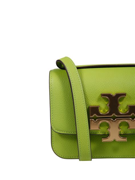 Woman Tory Burch Light Green Small Eleanor Pebbled Convertible