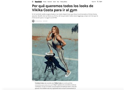 Por Qu Queremos Todos Los Looks De Vikika Costa Para Ir Al Gym