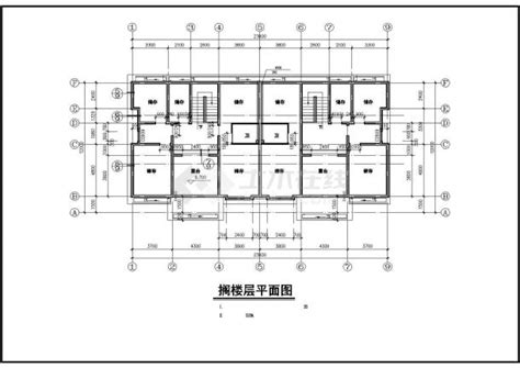 成都市某村镇320平米双层砖混结构民居住宅楼建筑结构设计cad图纸居住建筑土木在线