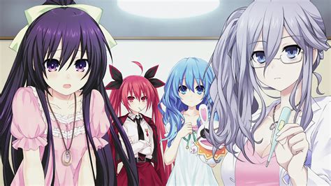 Date A Live Anime Hd Wallpaper Reine Kotori Tohka Yoshino By Tsunako