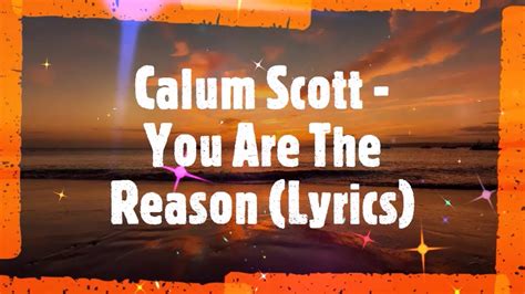 Calum scott you are the reason lyrics - hipdop