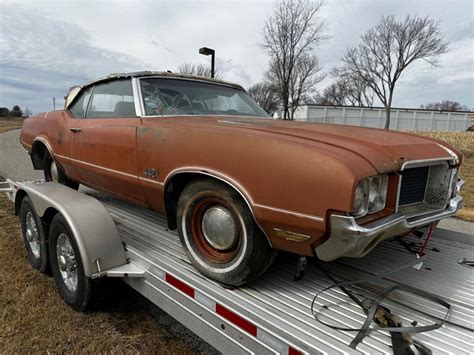 1971 Oldsmobile 442 Convertible 1 Barn Finds