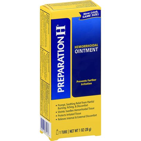 Preparation H Ointment, Hemorrhoidal | Shop | D'Agostino