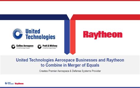 The United Technologies Raytheon Merger Will Create A Defense And