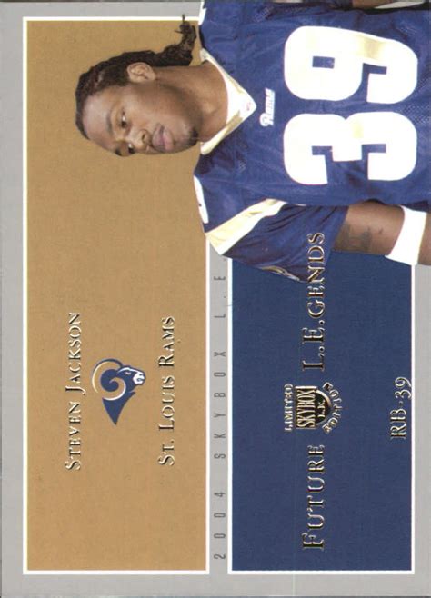 2004 SkyBox LE Future Legends 22FL Steven Jackson NM MT EBay