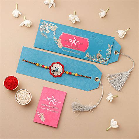 Buy Send Sneh Swastika Colourful Rakhi Online Fnp