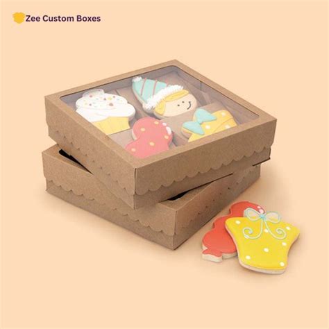 Custom Kraft Cookie Boxes Wholesale Zee Custom Boxes