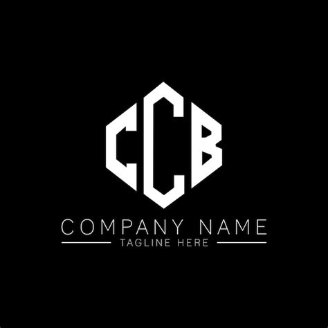 Ccb Buchstaben Logo Design Mit Polygon Form Ccb Polygon Und W Rfelform