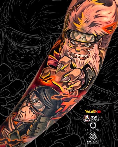 Manga Tattoo Naruto Tattoo Anime Tattoos Leg Tattoos Tattoos And