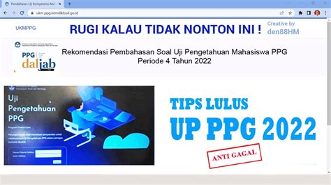 Pembahasan Soal Up Ppg 2022 Den88HM 99 9 Mendekati Kisi Kisi