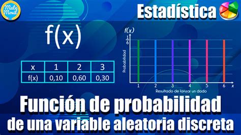 Funci N De Probabilidad De Una Variable Aleatoria Discreta Matem Vil