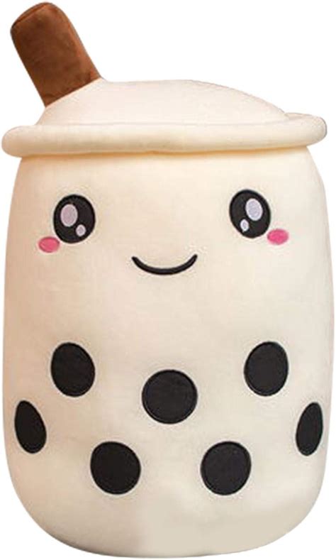 Boba Plush Pillow Stuffed Toy Milk Tea Cup Plush Toy Bubble Milk