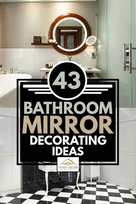 43 Bathroom Mirror Decorating Ideas