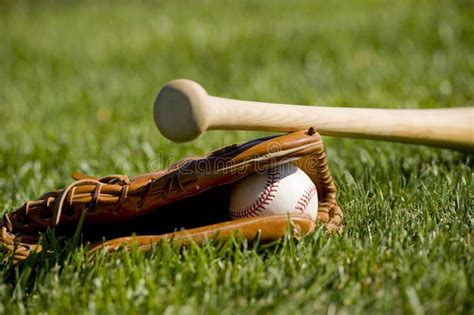 Baseball Bat Hitting Ball stock photo. Image of green - 31486276