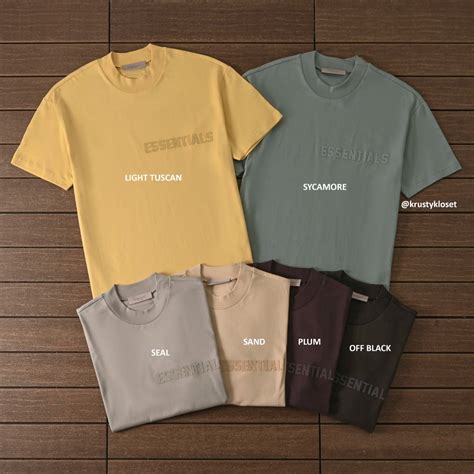 Fear Of God Essentials Ss23 T Shirt Mens Fashion Tops And Sets